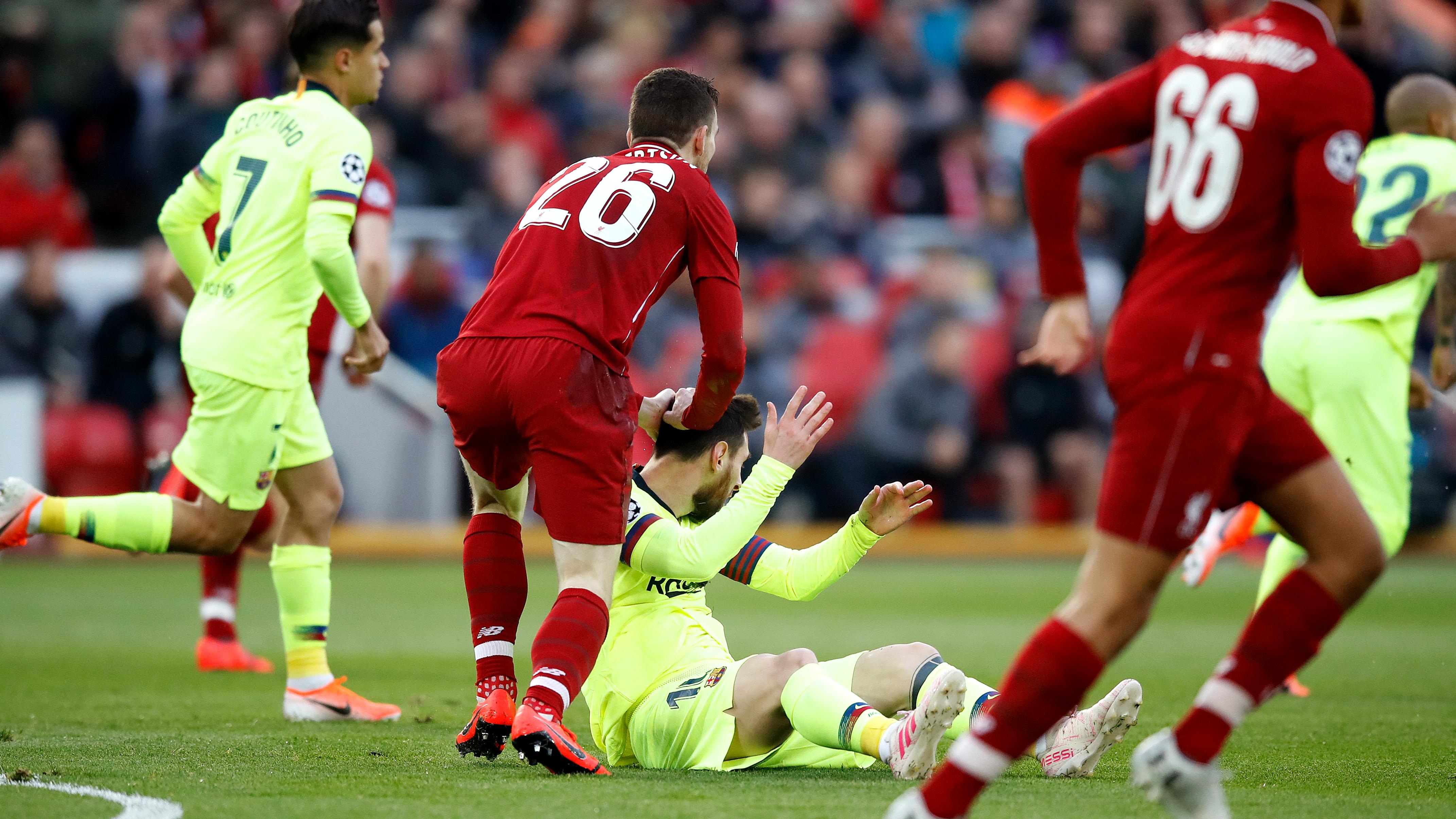 关于梅西在利物浦比赛中出色防守,挺进下一轮引发热议!的信息 关于梅西在利物浦比赛中出色防守,挺进下一轮引发热议!的信息